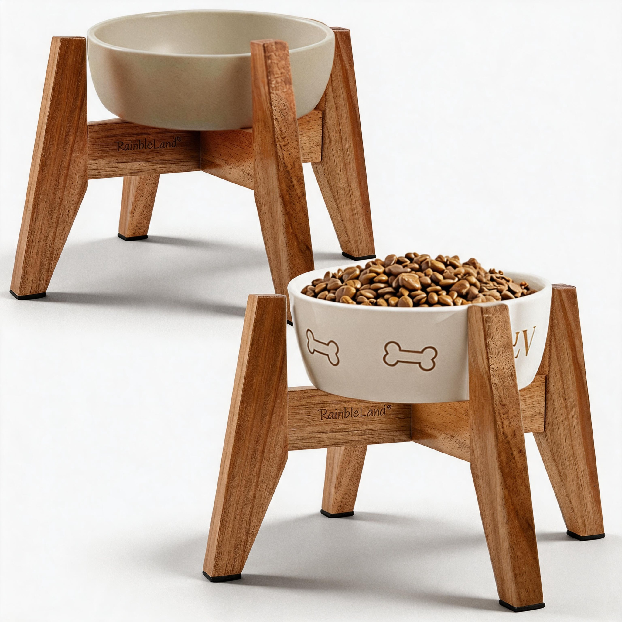 7in dog stand + dog bowl (B&B) (1)
